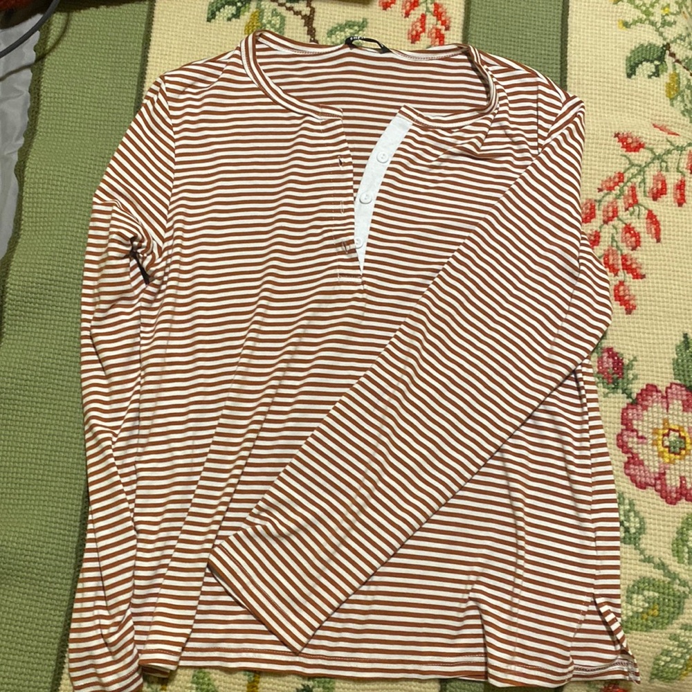 Long Sleeve quarter button shirt